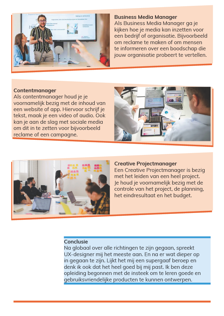 Derde pagina van het Excursieverslag