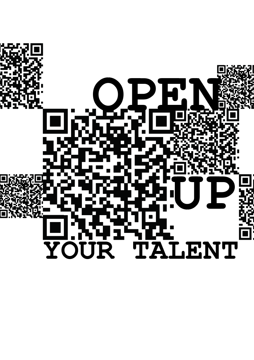 Eerst digitaal ontwerp van de poster